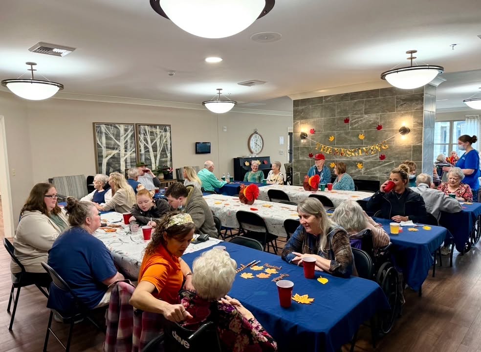 Hiram Shaddox Health & Rehab hosts annual Thanksgiving meal for residents, families