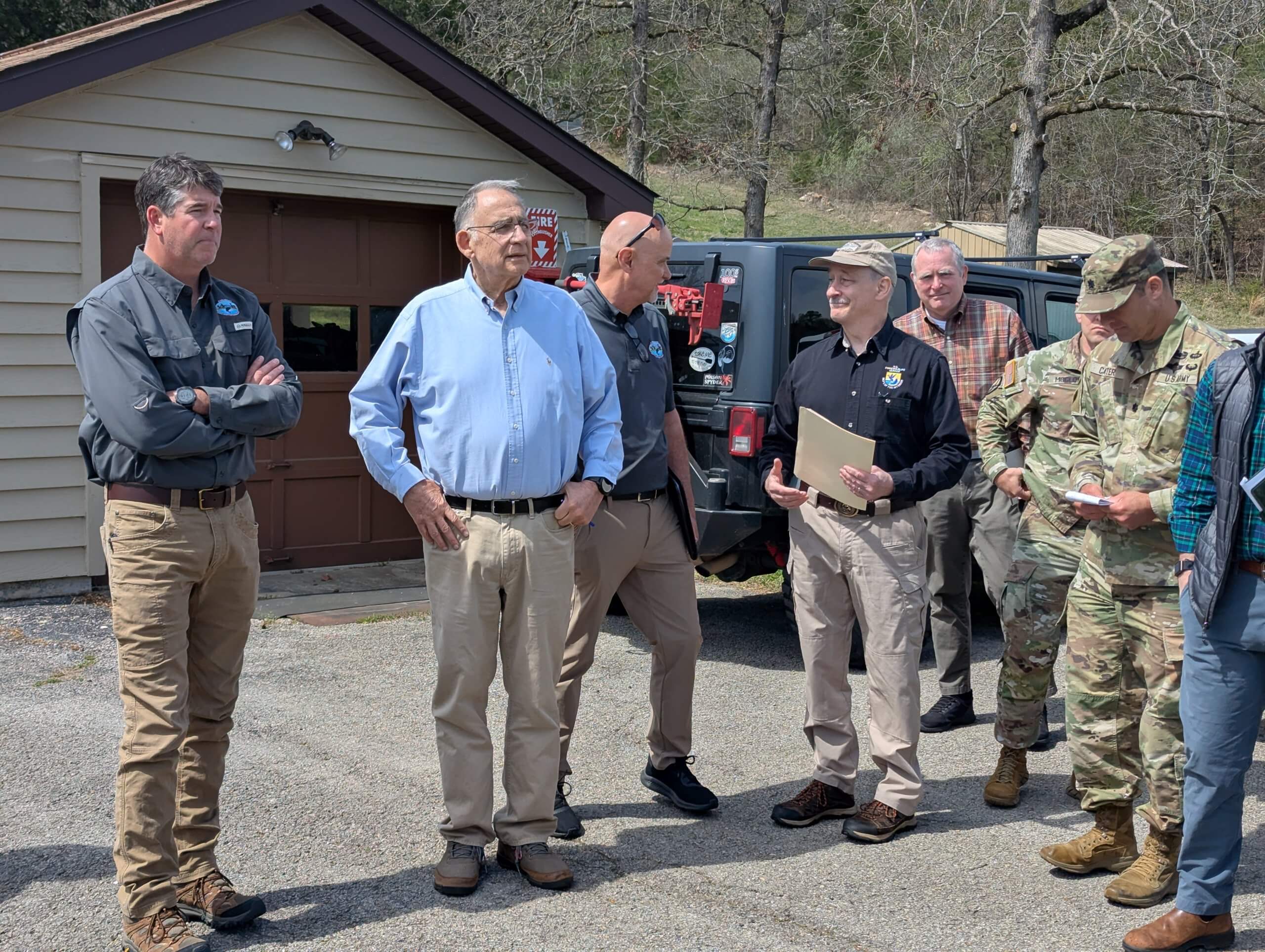 Boozman tours Norfork hatchery, pledges support for trout recovery