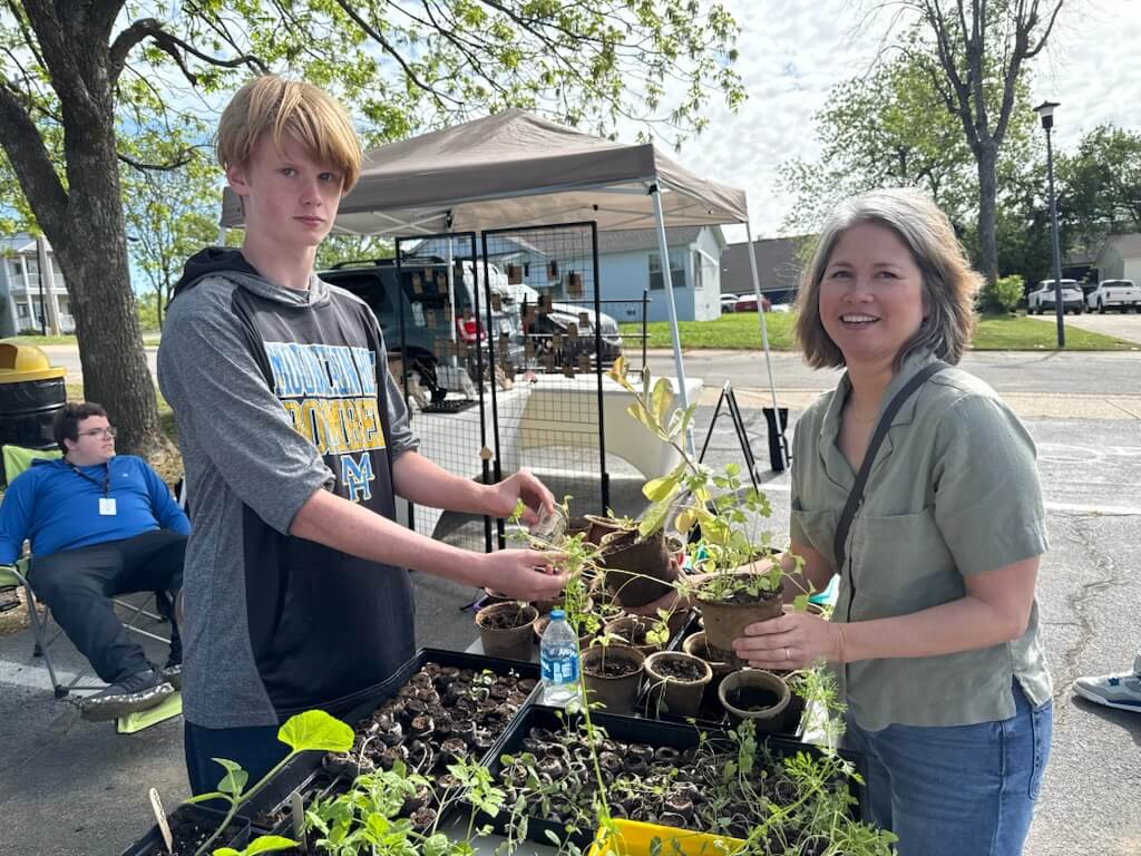 WOLF Transition Program students take handmade goods to Farmers Market